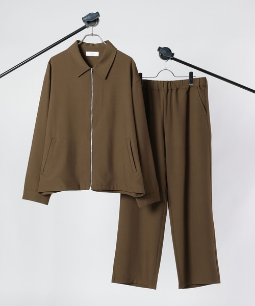 SET UP】ジップブルゾン/ワイドパンツ（セットアップ）｜RAGEBLUE