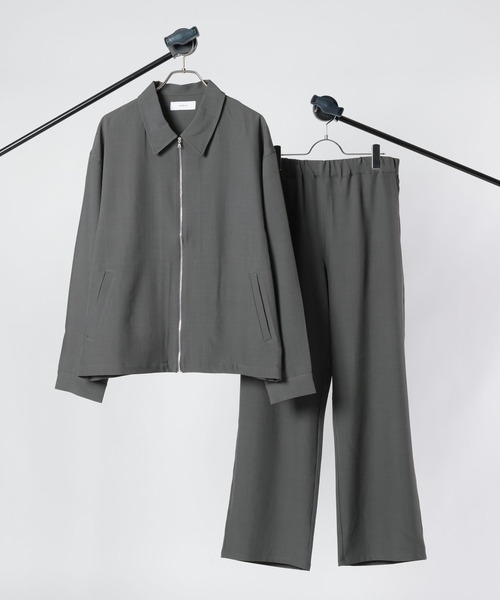 SET UP】ジップブルゾン/ワイドパンツ（セットアップ）｜RAGEBLUE