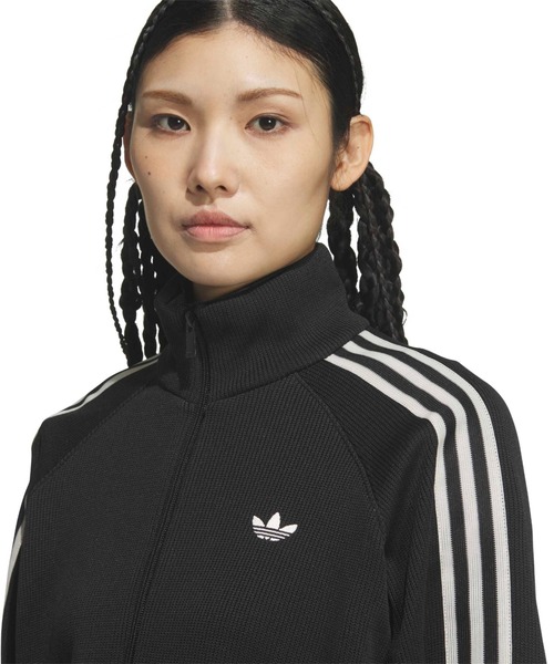 adidas(アディダス)の「adidas KNIT BALOON TRACK TOP / アディダス ニット バルーン トラックトップ(ジャージ・レディース・ブラック・L/M/S)」の2枚目の写真