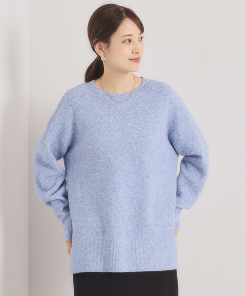 セール】【洗濯機OK】ミックスヤーンクルーニット（ニット/セーター