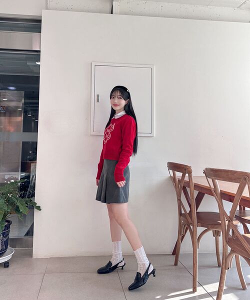 CUSTOMADE WOMAN(カスタメイドウーマン)の「4cmペニーローファースリングバックイブ(CW0076BK)(サンダル・レディース・ブラック・22.5cm/23cm/23.5cm/24cm/24.5cm/25cm)」の10枚目の写真
