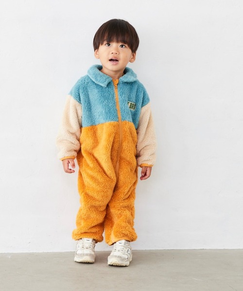 セール】ボアジャンプスーツ（つなぎ/オールインワン）｜Fluffy