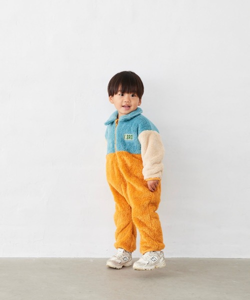 セール】ボアジャンプスーツ（つなぎ/オールインワン）｜Fluffy