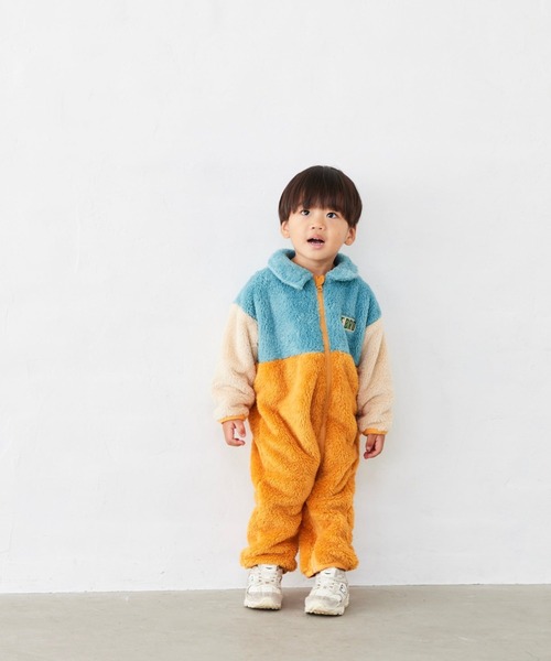 セール】ボアジャンプスーツ（つなぎ/オールインワン）｜Fluffy