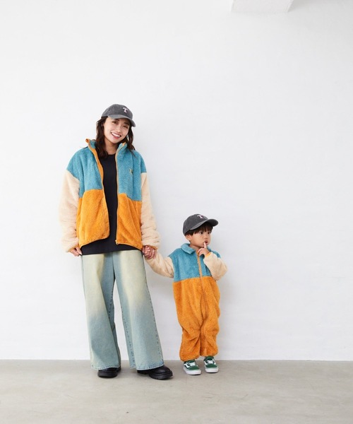 セール】ボアジャンプスーツ（つなぎ/オールインワン）｜Fluffy