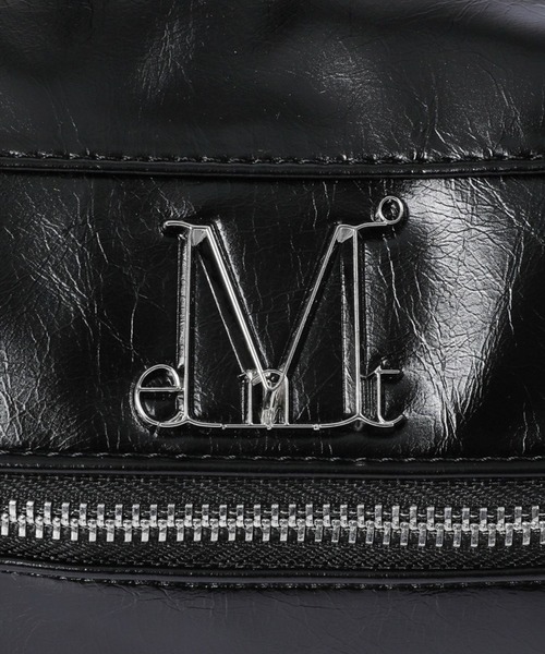 MUCENT（ムセント）の「【UNISEX】MUCENT／NOXメタルロゴショルダーバッグ（ショルダーバッグ・レディース・ブラック・FREE）」の4枚目の写真
