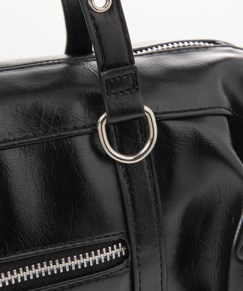 MUCENT（ムセント）の「【UNISEX】MUCENT／NOXメタルロゴショルダーバッグ（ショルダーバッグ・レディース・ブラック・FREE）」の8枚目の写真