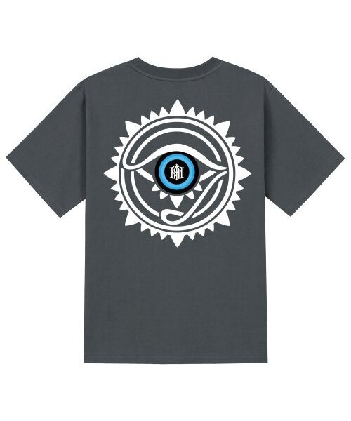 KAN6312(カン6312)の「KTG0100 ホルスの目 半袖Tシャツ - グレー(Tシャツ/カットソー・メンズ・その他・SMALL/MEDIUM/LARGE/X-LARGE)」の1枚目の写真