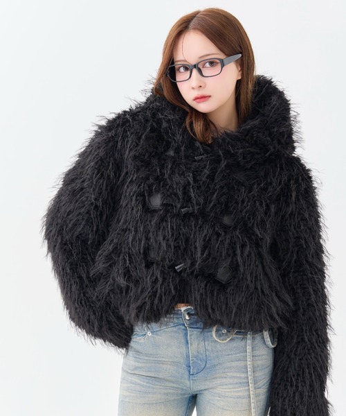 andwang（アンドワン）の「Petit Fur Duffle Coat（ダッフルコート