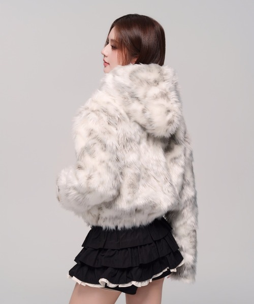 andwang（アンドワン）の「Petit Fur Duffle Coat（ダッフルコート
