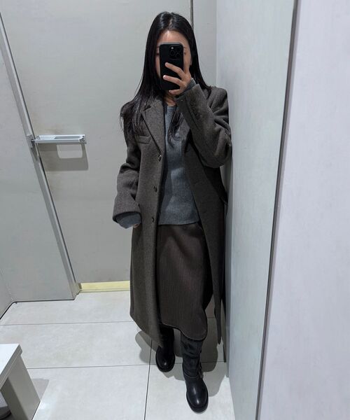 INSILENCE WOMEN(インサイレンスウーマン)の「ロー ディテール ウール スカート BROWN(スカート・レディース・その他・SMALL/MEDIUM/LARGE)」の18枚目の写真