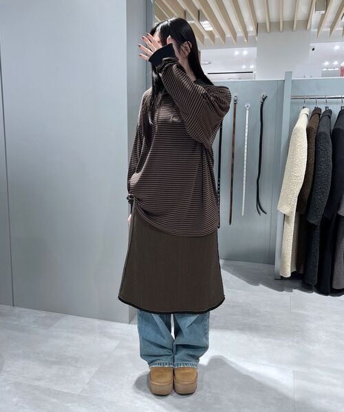 INSILENCE WOMEN(インサイレンスウーマン)の「ロー ディテール ウール スカート BROWN(スカート・レディース・その他・SMALL/MEDIUM/LARGE)」の17枚目の写真