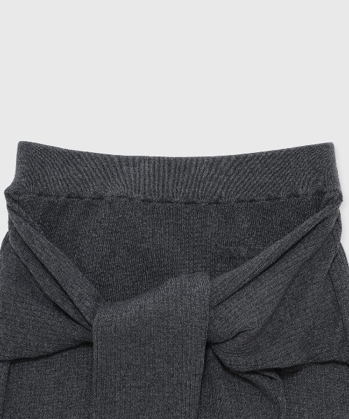 JOSE MOON（ジョゼムーン）の「FORMULE KNIT MINI SKIRT/フォーマルニットミニスカート（スカート・レディース・グレー/ブラック・FREE）」の17枚目の写真