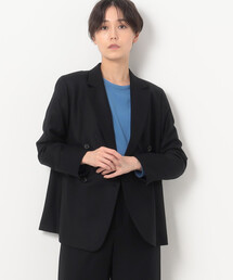 K.T KIYOKO TAKASE | 〔 TALLサイズ 〕 【セットアップ対応】2WAYストレッチフラノ ダブルブレストジャケット(テーラードジャケット)