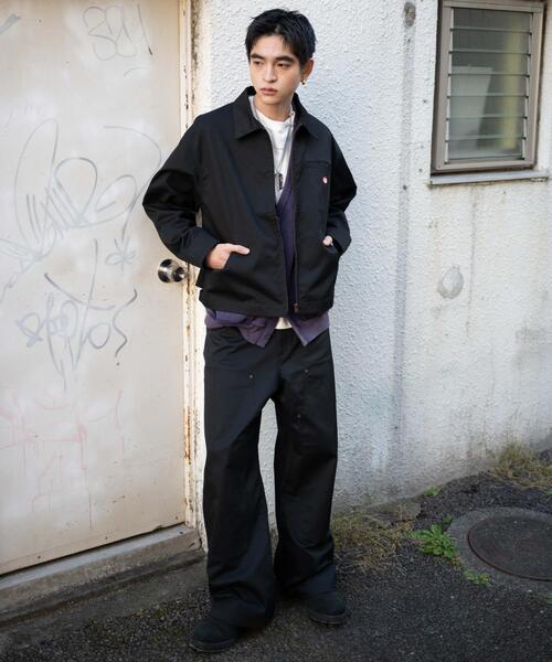 RED KAP(レッドキャップ)の「∴WEGO/別注RED KAPダブルニーチノパンツ(チノパンツ・メンズ・ベージュ/ブラック・MEDIUM/LARGE)」の4枚目の写真