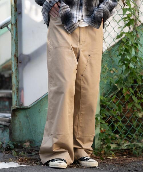 ∴WEGO/【25年秋冬新作】別注RED KAPダブルニーチノパンツ（チノパンツ