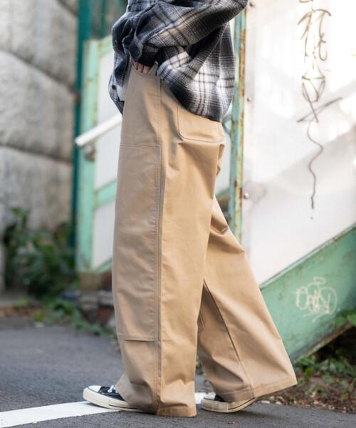 RED KAP(レッドキャップ)の「∴WEGO/別注RED KAPダブルニーチノパンツ(チノパンツ・メンズ・ベージュ/ブラック・MEDIUM/LARGE)」の21枚目の写真
