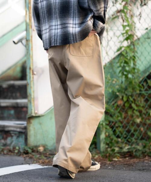 ∴WEGO/【25年秋冬新作】別注RED KAPダブルニーチノパンツ（チノパンツ