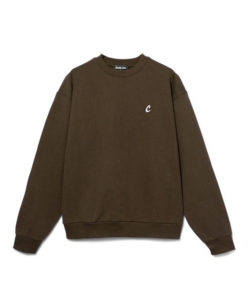 Chocolate Jesus (チョコレートジーザス )の「C LOGO CREWNECK(スウェット・メンズ・グリーン/ブラウン/イエロー/アッシュ/ブラック・XX-LARGE/X-LARGE/LARGE/MEDIUM/SMALL)」の1枚目の写真
