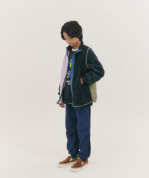 パラシュートパンツ_ネイビー_キッズ