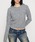 LAGUA GEM�i���O�A�W�F���j�́uCROPPED HOODIE KNIT �J�[�f�B�K���i�J�[�f�B�K��/�{�����j�v�b�ۃO���[