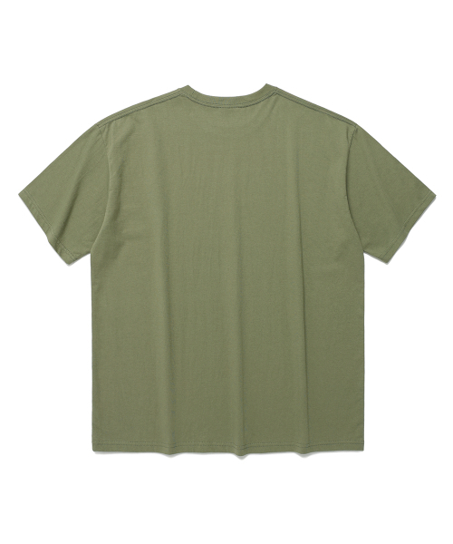 Cavish(カビシ)の「BROTHERS SS TEE GREEN(CV2EMUT502A)(Tシャツ/カットソー・レディース・グリーン・SMALL/MEDIUM/LARGE/X-LARGE)」の2枚目の写真