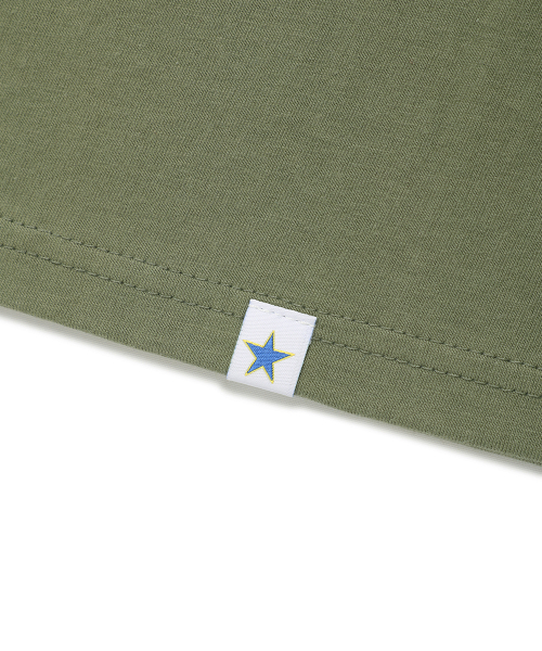 Cavish(カビシ)の「BROTHERS SS TEE GREEN(CV2EMUT502A)(Tシャツ/カットソー・レディース・グリーン・SMALL/MEDIUM/LARGE/X-LARGE)」の5枚目の写真