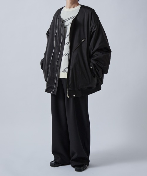 Lui's（ルイス）の「チェーン柄ジャガードPO（ニット/セーター・メンズ・グレー/ブラック/ホワイト・S/M）」の11枚目の写真