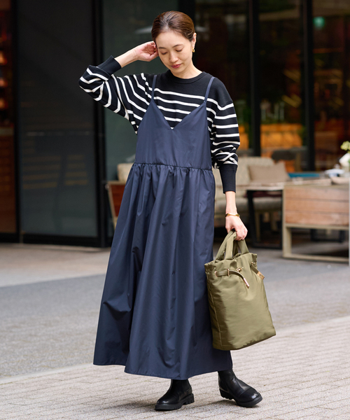 SLOBE IENA（スローブイエナ）の「SLOBE パッファートートバッグ（トートバッグ・レディース・カーキ/ブラック・FREE）」の8枚目の写真