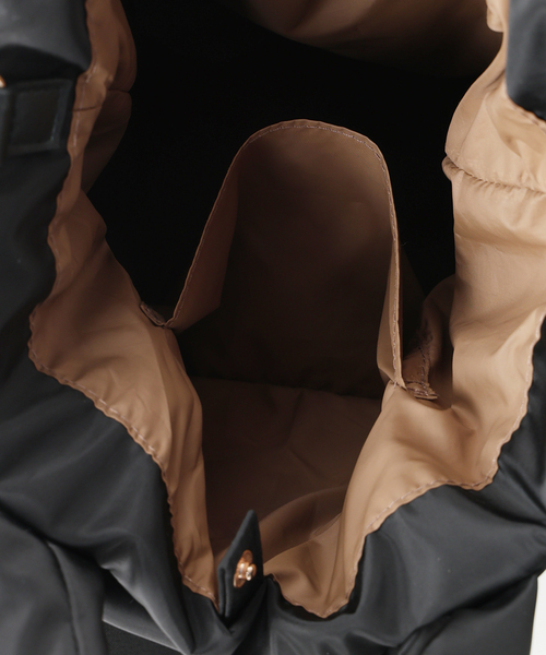 SLOBE IENA（スローブイエナ）の「SLOBE パッファートートバッグ（トートバッグ・レディース・カーキ/ブラック・FREE）」の20枚目の写真