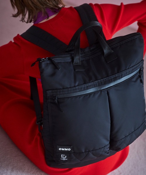 RAMIDUS(ラミダス)の「【RAMIDUS×OMMO】3WAY SQUARE BAG(バックパック/リュック・レディース・ブルー/カーキ/ブラック・F)」の13枚目の写真