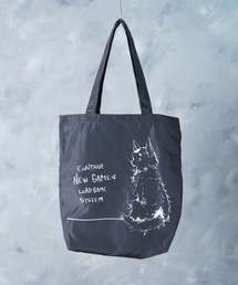 NOIZY（ノイジー）の「Graphic Tote Bag / グラフィック 猫 ワンポイント イラスト プリント トートバッグ（トートバッグ）」