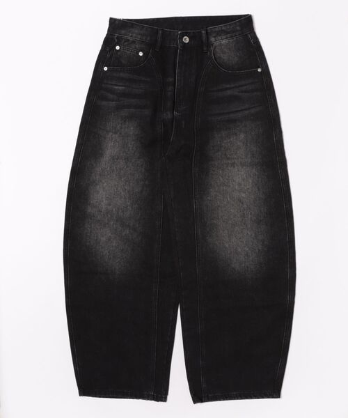 REBALANCE(リバランス)の「ワイドレッグウォッシュジーンズ(デニムパンツ・メンズ・A/B・LARGE/MEDIUM)」の5枚目の写真