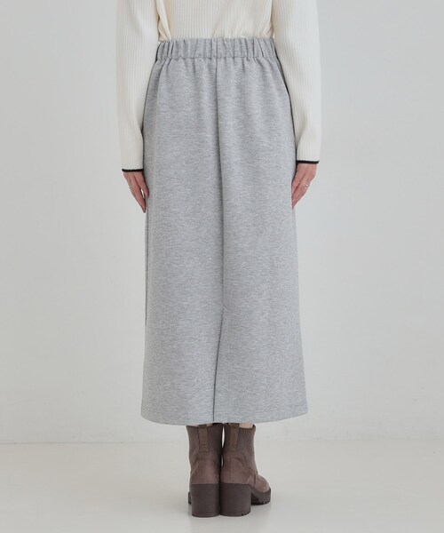 SHOO・LA・RUE（シューラルー）の「【セットアップ可/S-LL/なめらかタッチ】ベイカーナロースカート（スカート・レディース・ネイビー/グレー・04/03/02/01）」の13枚目の写真