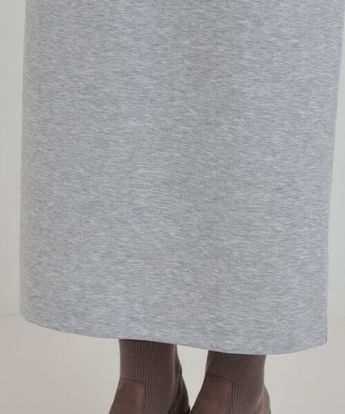 SHOO・LA・RUE（シューラルー）の「【セットアップ可/S-LL/なめらかタッチ】ベイカーナロースカート（スカート・レディース・ネイビー/グレー・04/03/02/01）」の17枚目の写真