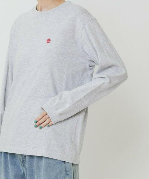 FRAPBOIS PARK(フラボアパーク)の「パーキーL/S T(Tシャツ/カットソー・レディース・グリーン/ブラック/グレー・1/2)」の6枚目の写真