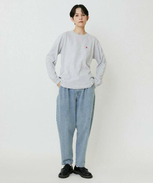 FRAPBOIS PARK(フラボアパーク)の「パーキーL/S T(Tシャツ/カットソー・レディース・グリーン/ブラック/グレー・1/2)」の8枚目の写真