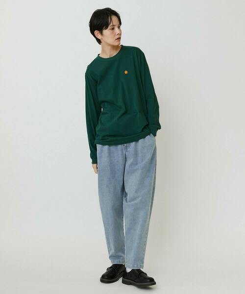 FRAPBOIS PARK(フラボアパーク)の「パーキーL/S T(Tシャツ/カットソー・レディース・グリーン/ブラック/グレー・1/2)」の9枚目の写真