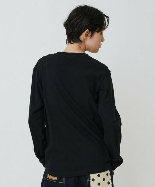 FRAPBOIS PARK(フラボアパーク)の「パーキーL/S T(Tシャツ/カットソー・レディース・グリーン/ブラック/グレー・1/2)」の13枚目の写真