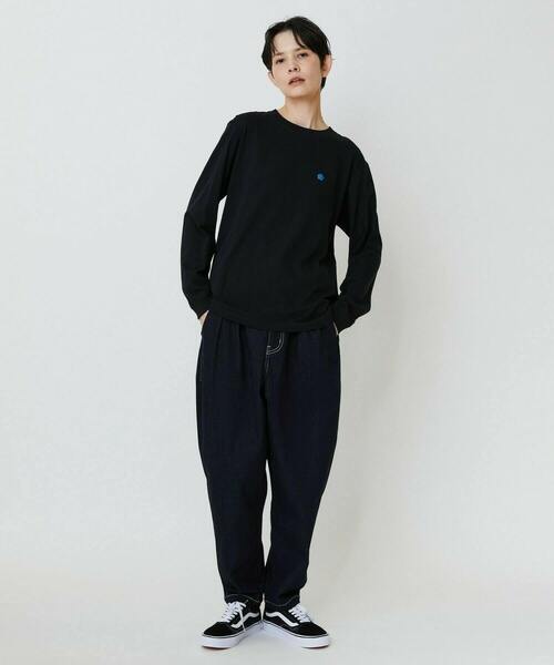 FRAPBOIS PARK(フラボアパーク)の「パーキーL/S T(Tシャツ/カットソー・レディース・グリーン/ブラック/グレー・1/2)」の14枚目の写真