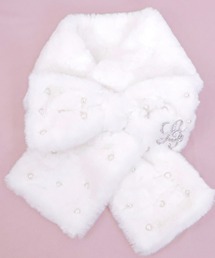 LAFARY（ラファリー）の「ブローチ付きファーマフラー（マフラー）」