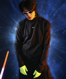 COME（シーオーエムイー）の「[UNISEX] Heat Technical Turtleneck (Black)（Tシャツ/カットソー）」