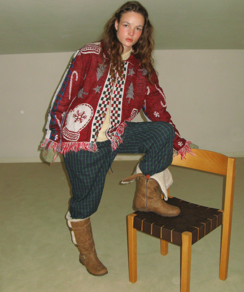 FOGGY MOODY(ポギムディ)の「Ember 0034. Belted Fur Boots - 2colors(ブーツ・レディース・ブラック/ブラウン・25cm/22.5cm/23cm/23.5cm/24cm/24.5cm)」の11枚目の写真