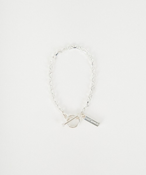 XOLO JEWELRY/ショロジュエリー] OVAL CUT LINK ブレスレット -4MM