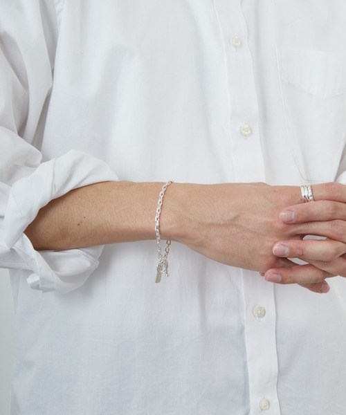 XOLO JEWELRY/ショロジュエリー] OVAL CUT LINK ブレスレット -4MM