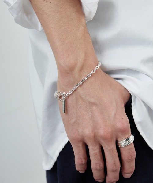 XOLO JEWELRY/ショロジュエリー] OVAL CUT LINK ブレスレット -4MM