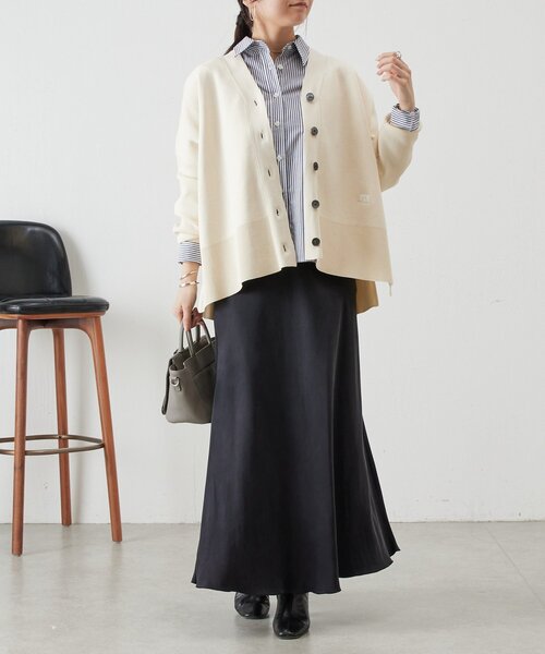 BEARDSLEY（ビアズリー）の「刺繍入りビッグカーディガン（カーディガン/ボレロ・レディース・アイボリー/ピンク/グリーン/ブラック・FREE）」の16枚目の写真