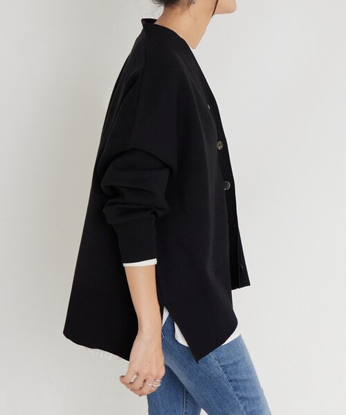 BEARDSLEY（ビアズリー）の「刺繍入りビッグカーディガン（カーディガン/ボレロ・レディース・アイボリー/ピンク/グリーン/ブラック・FREE）」の21枚目の写真