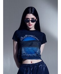 DILETTANTISME（ディレッタンティズム）の「ダルグラフィッククロップTシャツ（Tシャツ/カットソー）」