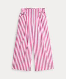 POLO RALPH LAUREN CHILDRENSWEAR | ストライプド コットン ポプリン ワイドレッグ パンツ(その他パンツ)